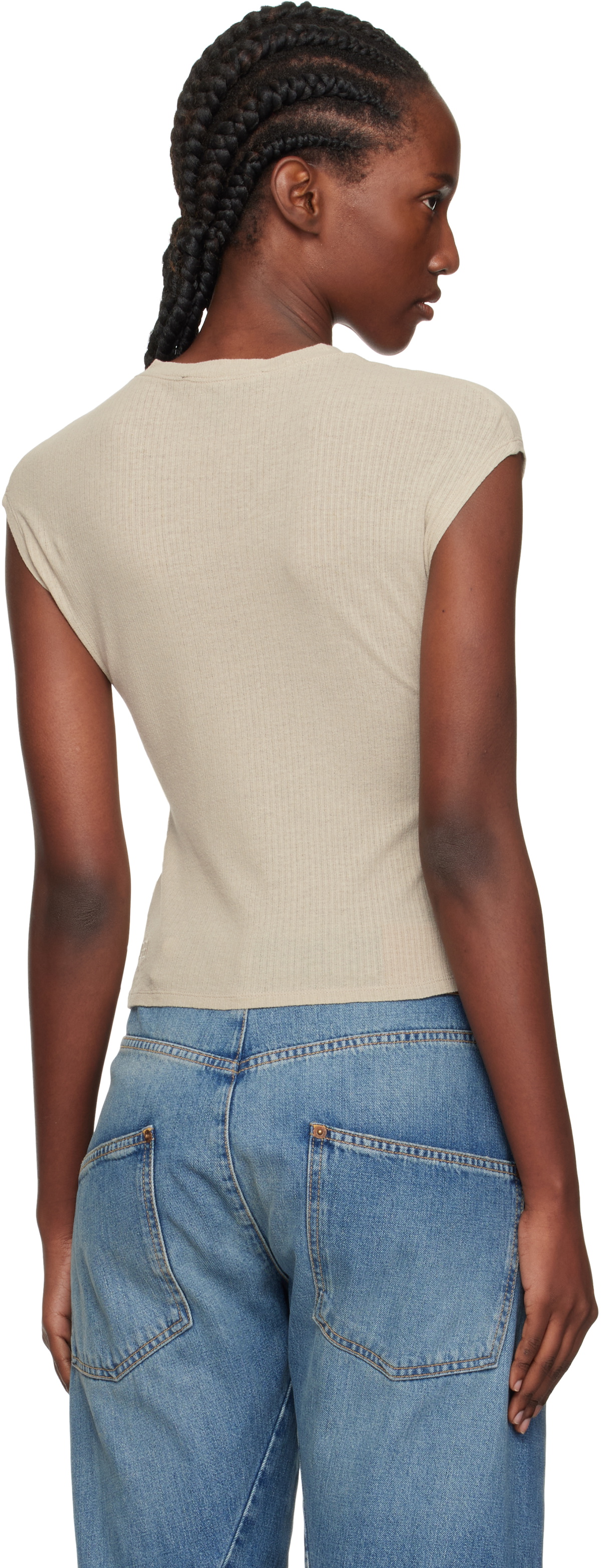 Ksubi Taupe Staple S/S T-shirt