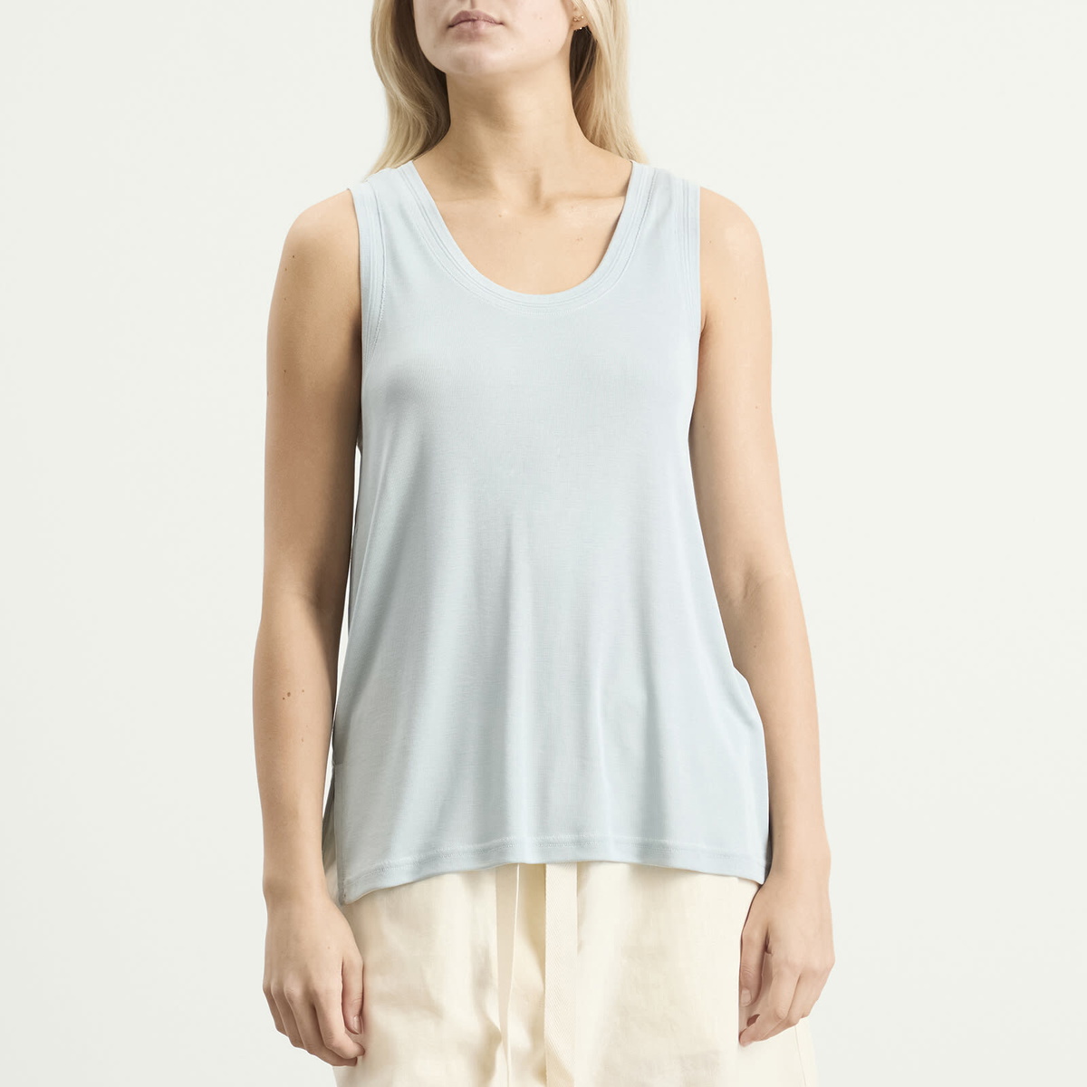 Studio Nicholson Women's scoop neck vest in Spearmint