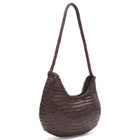 Dragon Diffusion Women's Nova Luna Shoulder Bag in Dark Brown 