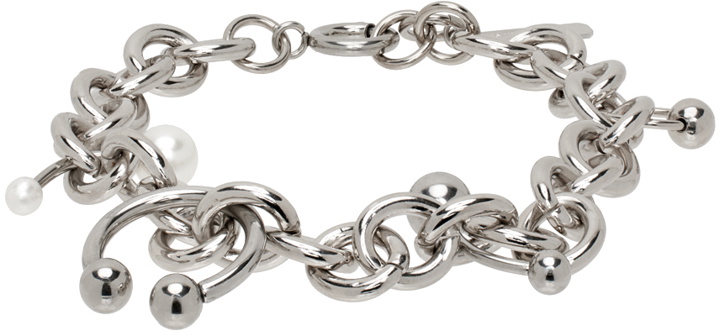 Photo: Justine Clenquet Silver Holly Pearl Bracelet