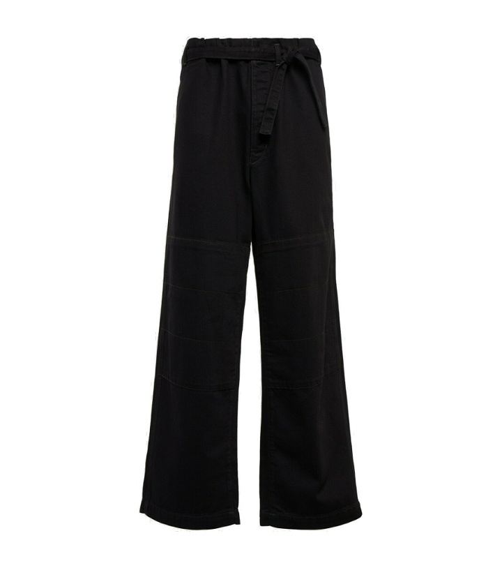 Photo: Lemaire - Belted wide-leg cotton jeans
