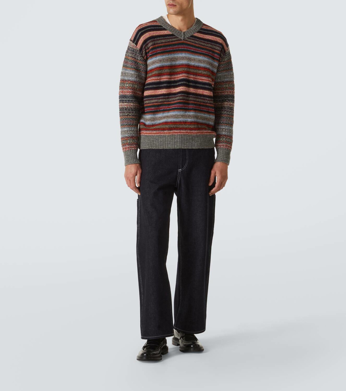Junya Watanabe Striped wool sweater