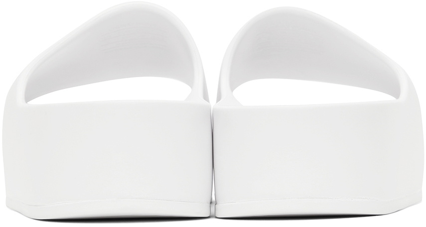 Balenciaga White Chunky Platform Sandals Balenciaga