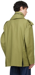 Recto Khaki French Vintage Military Canvas Jacket