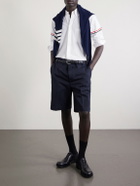 Thom Browne - Straight-Leg Cotton-Twill Shorts - Blue