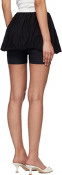 Kijun Black Puff Layered Skort