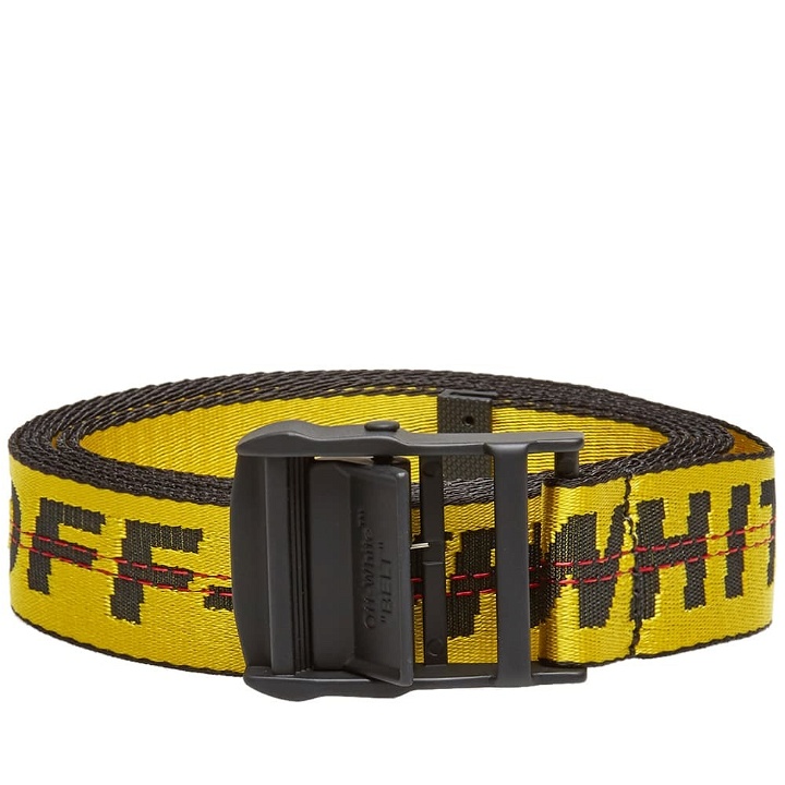 Photo: Off-White Industrial Belt Yellow