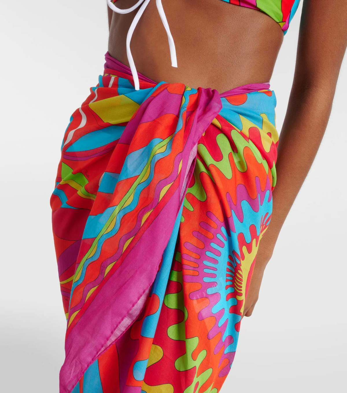 Pucci Bersaglio cotton beach cover-up