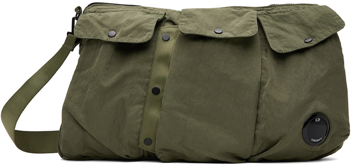 Photo: C.P. Company Khaki Nylon B Utility Bag