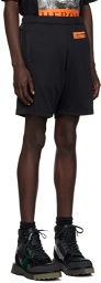 Heron Preston Black Patch Shorts