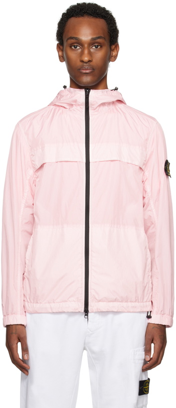 Photo: Stone Island Pink Crinkle Reps R-NY Jacket