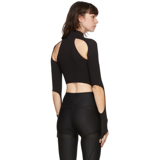 Hyein Seo Black Garter Long Sleeve T-Shirt Hyein Seo