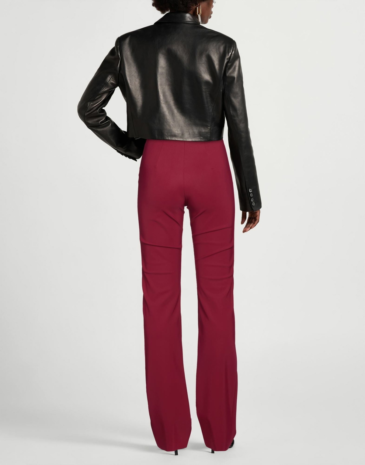 Chiara Boni La Petite Robe Womens Pants Burgundy