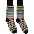 Paul Smith Three-Pack Multicolor 'Artist Stripe' Socks