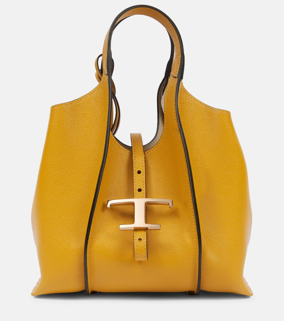 TOD'S Timeless Leather Mini トートバッグ Woman BLACK T Timeless Shopping Bag in Leather Mini