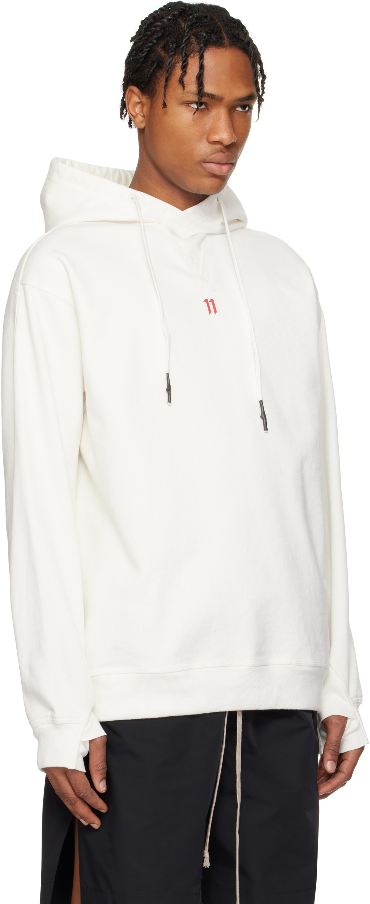 11 by Boris Bidjan Saberi Off-White H2 Hoodie