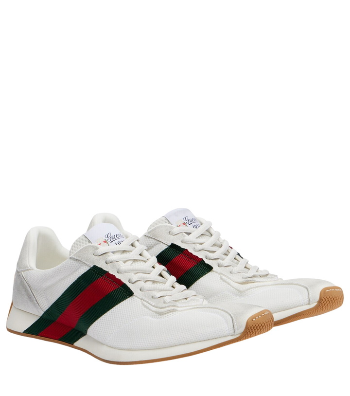 Photo: Gucci Gucci Tempo suede-trimmed sneakers