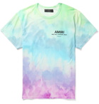 AMIRI - Logo-Print Tie-Dyed Jersey T-Shirt - Multi