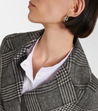 'S Max Mara Galles checked wool-blend coat