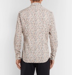 Incotex - Ween Slim-Fit Cutaway-Collar Floral-Print Cotton Shirt - Men - Off-white