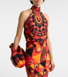 Pucci Manuba silk twill top