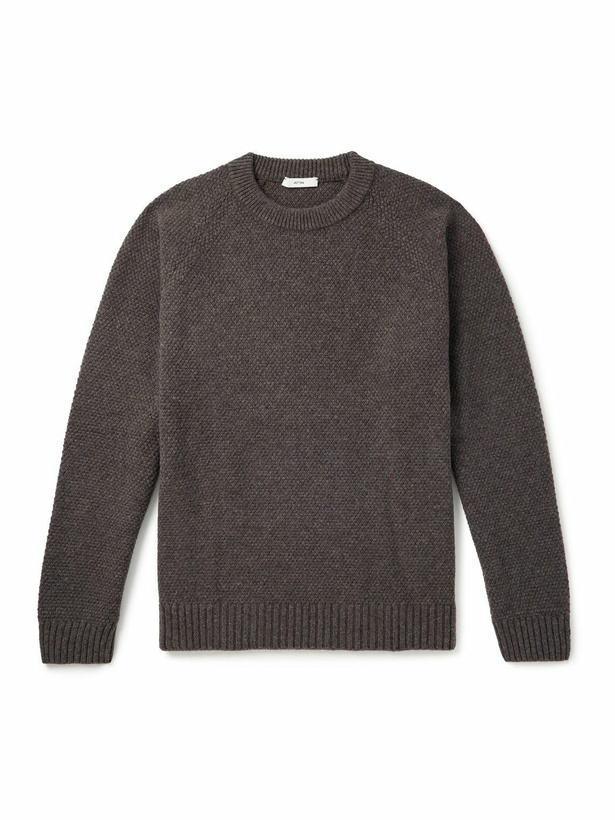 Photo: ATON - Wool Sweater - Brown