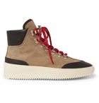 Fear of God - Nubuck and Leather High-Top Sneakers - Beige