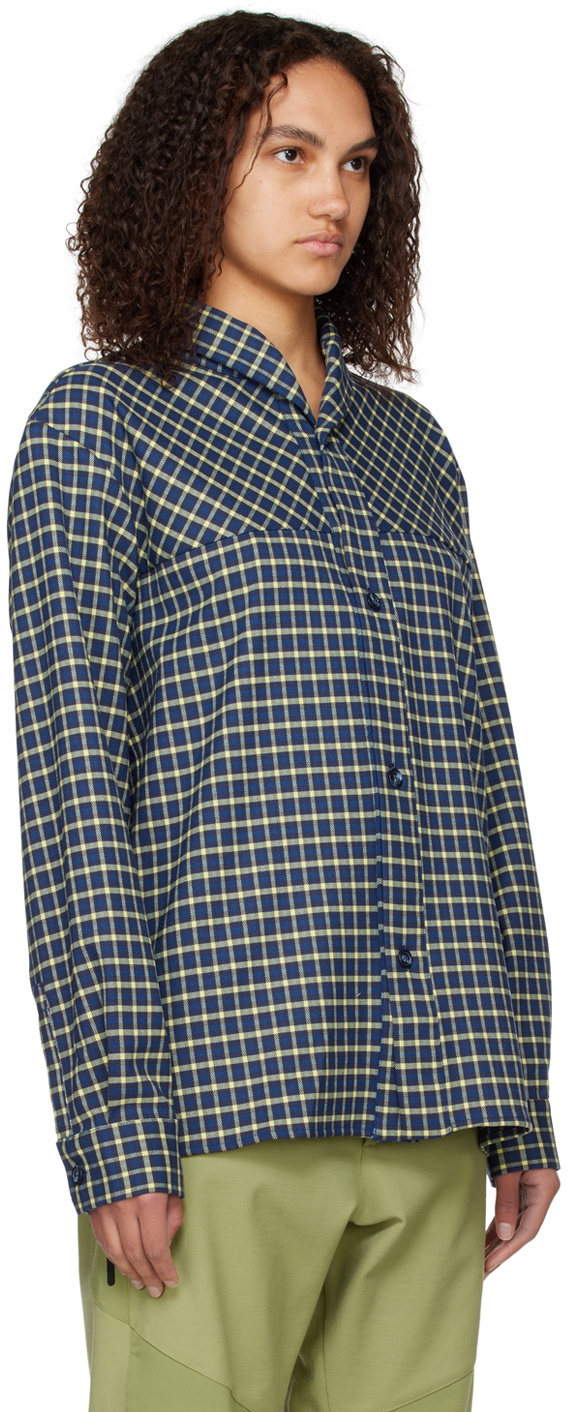 paria /FARZANEH Blue & Yellow Pencilcase Shirt