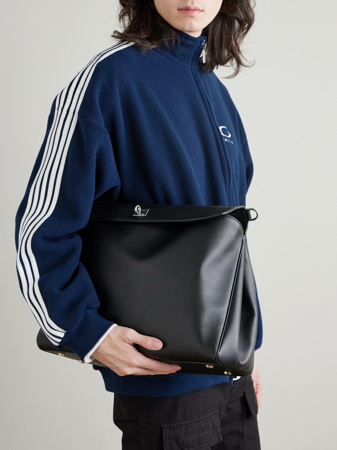 Balenciaga - Rodeo Leather Messenger Bag