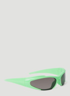 Balenciaga - Reverse Xpander Sunglasses in Green