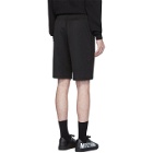Moschino Black Double Question Mark Sweat Shorts