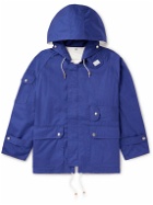 Beams Plus - Sailing Reversible Cotton-Canvas Hooded Jacket - Blue
