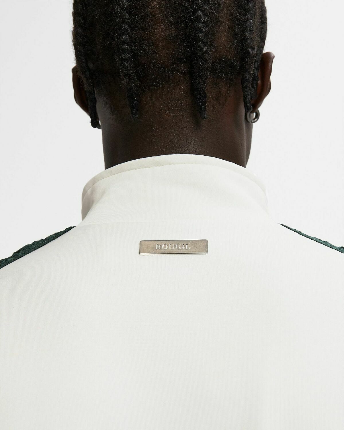 Rough. OLIVE TRACK JACKET White Men