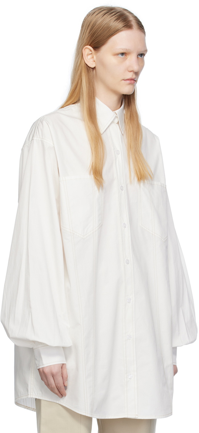Elleme White Oversized Shirt