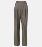 Victoria Beckham Wool and mohair straight pants