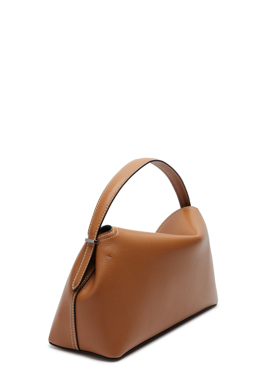トートバッグ TOTEME T-LOCK LEATHER TOP HANDLE CAMEL T-Lock leather top handle camel – TOTEME