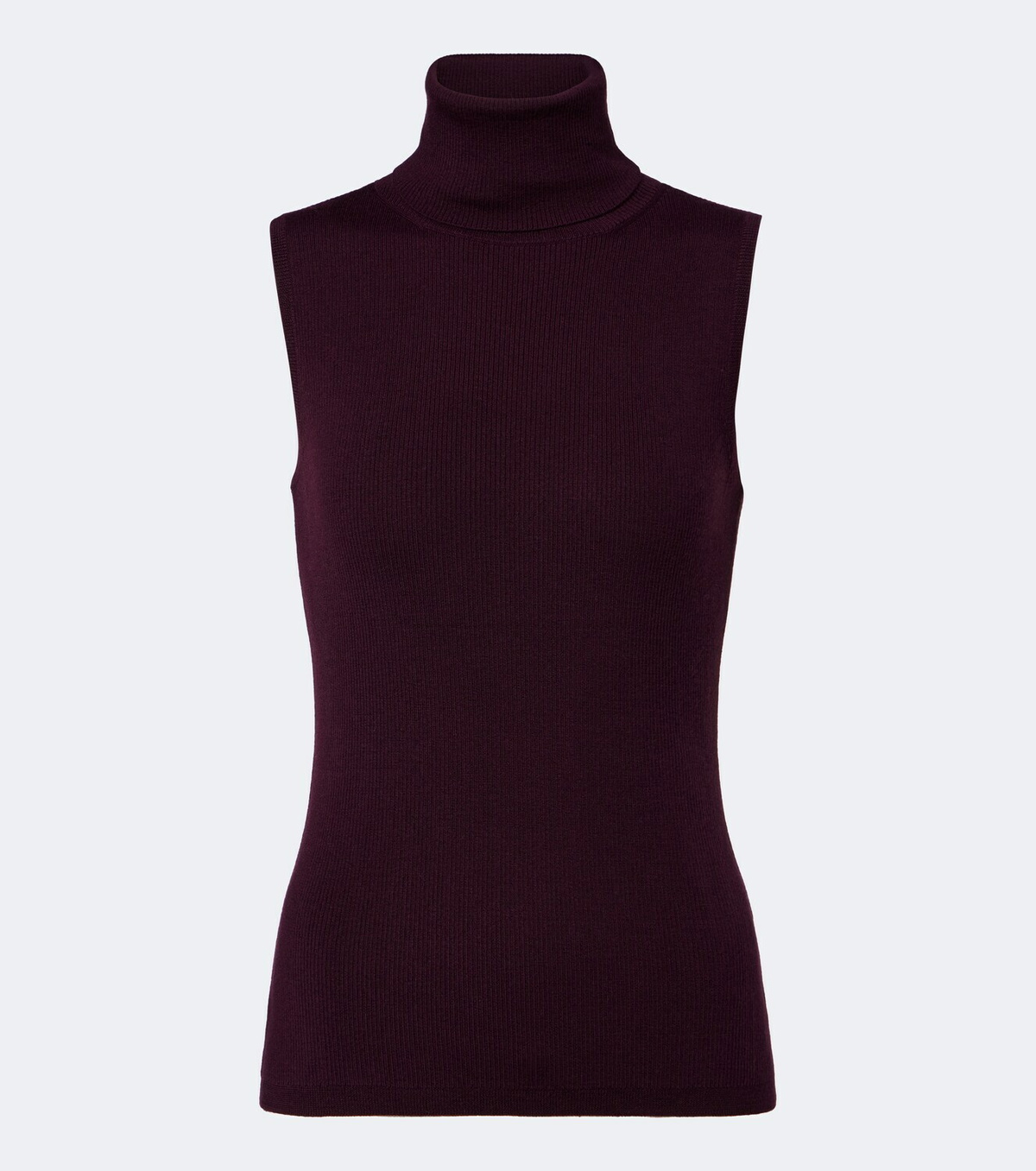 Jardin des Orangers Ribbed-knit virgin wool turtleneck top