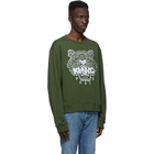 Kenzo Green Classic Tiger Sweatshirt