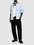 COMME DES GARÇONS SHIRT - Striped Cotton Poplin Shirt