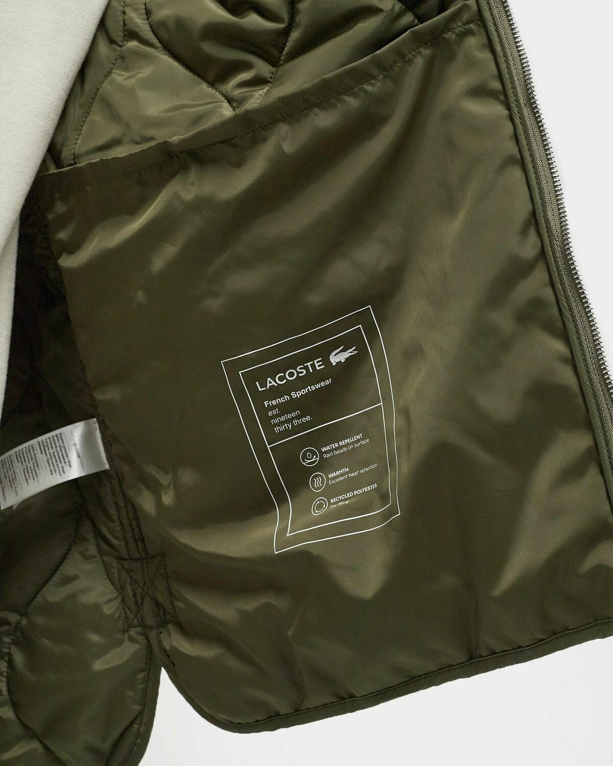 Lacoste BLOUSON Green Mens Bomber Jacket