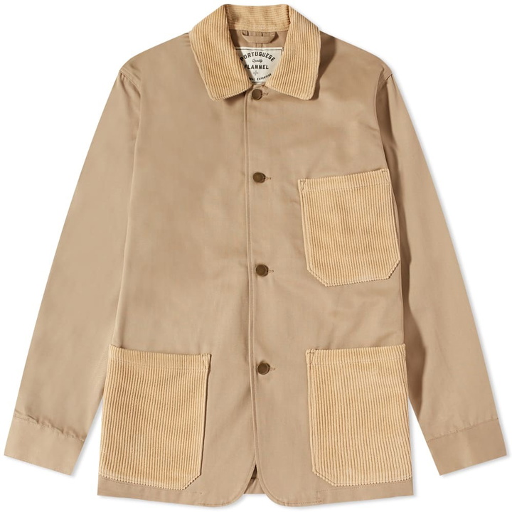 Photo: Portuguese Flannel Labura Sand Blend Chore Jacket