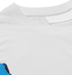 Neil Barrett - Printed Stretch-Cotton Jersey T-Shirt - White