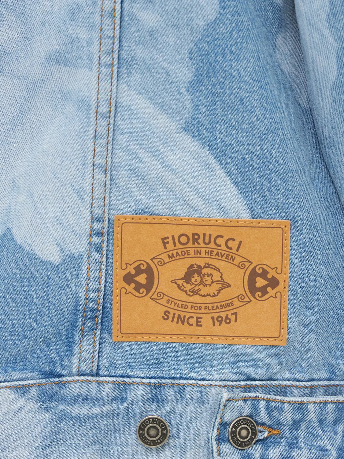 FIORUCCI Angel Print Denim Jacket
