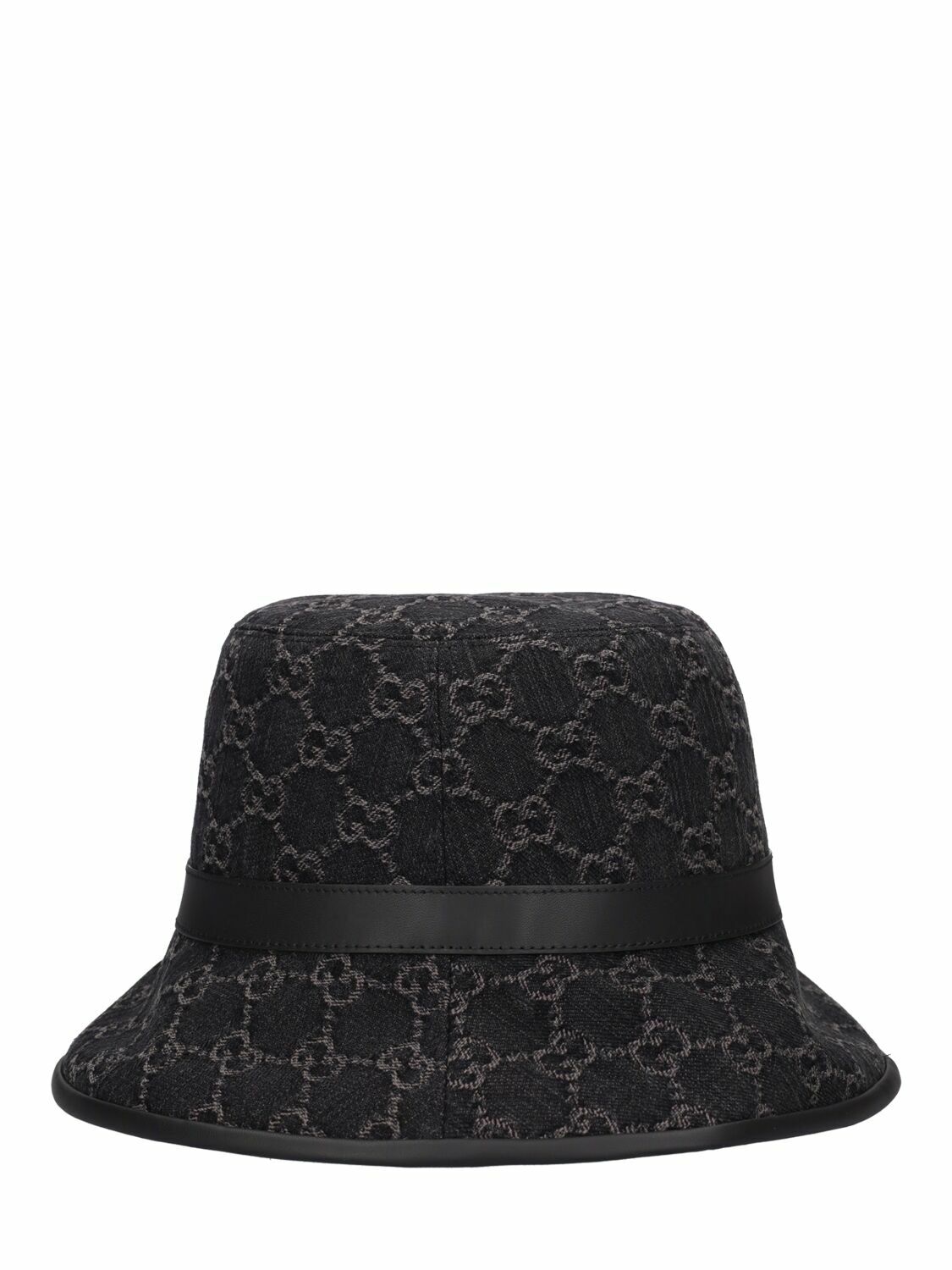 ハット Gucci Gg Denim Bucket Hat Gucci GG Denim Bucket Hat Black - US