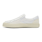 Amiri White Skeleton Toe Slip-On Sneakers