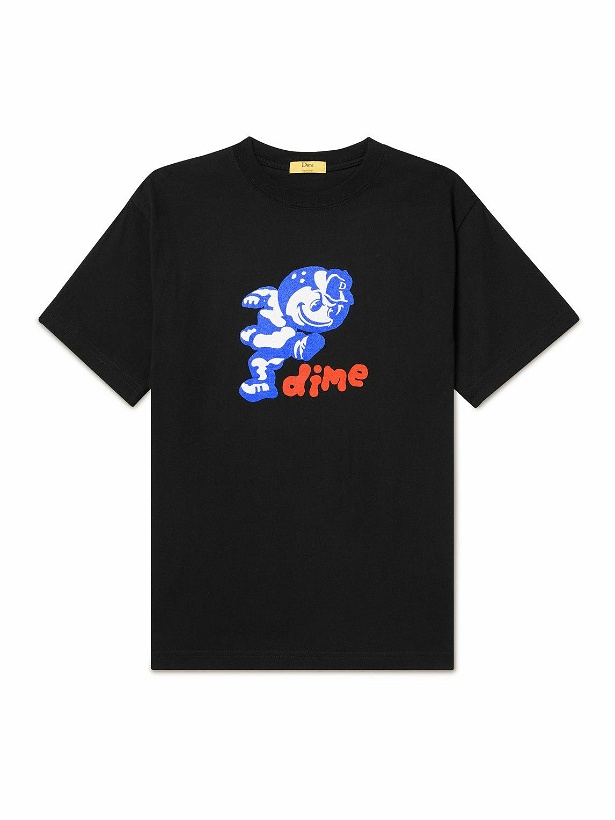 Photo: DIME - Ballboy Logo-Print Cotton-Jersey T-Shirt - Black