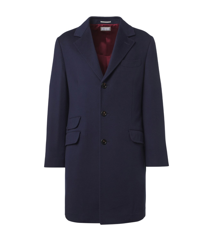 Photo: Brunello Cucinelli Virgin wool overcoat