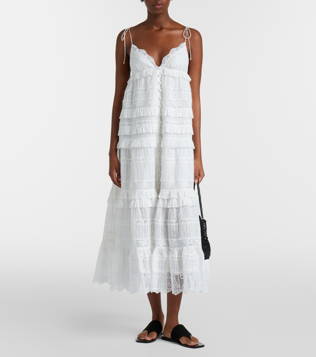 Zimmermann Solstice cotton midi dress