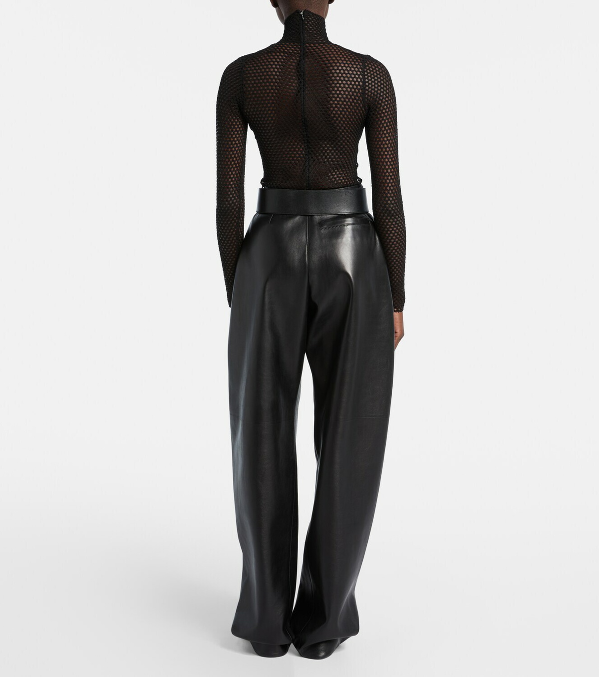 Givenchy Logo mesh bodysuit