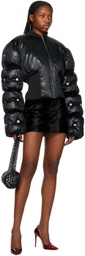 Feben Black Escargot Puffer Jacket